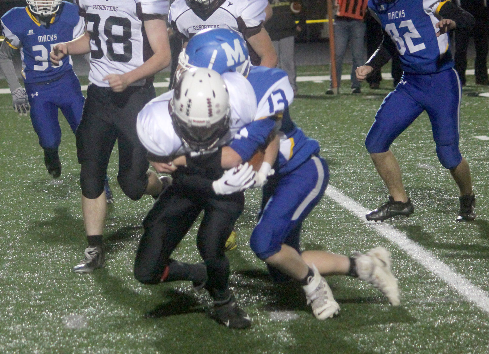 Elkhart Lake-Glenbeulah at McDonell football 10-4-19